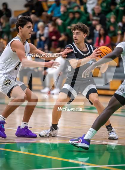 Thumbnail 1 in Victory Christian Academy vs. University City (MLK Showcase) photogallery.