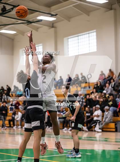 Thumbnail 2 in Victory Christian Academy vs. University City (MLK Showcase) photogallery.