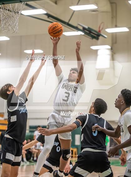 Thumbnail 1 in Victory Christian Academy vs. University City (MLK Showcase) photogallery.