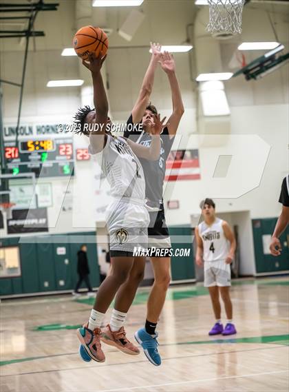Thumbnail 2 in Victory Christian Academy vs. University City (MLK Showcase) photogallery.