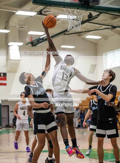 Thumbnail 3 in Victory Christian Academy vs. University City (MLK Showcase) photogallery.