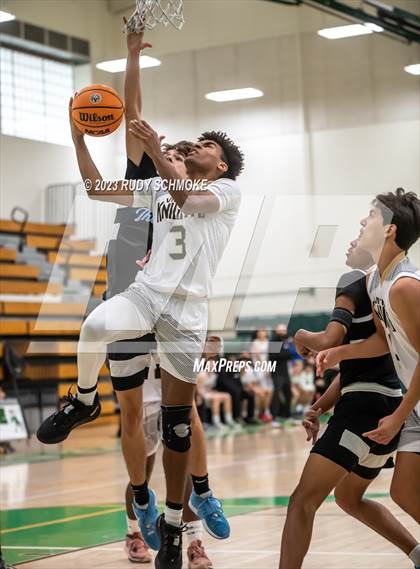 Thumbnail 1 in Victory Christian Academy vs. University City (MLK Showcase) photogallery.