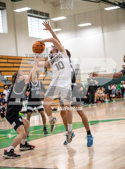 Thumbnail 1 in Victory Christian Academy vs. University City (MLK Showcase) photogallery.