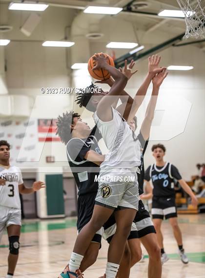 Thumbnail 2 in Victory Christian Academy vs. University City (MLK Showcase) photogallery.