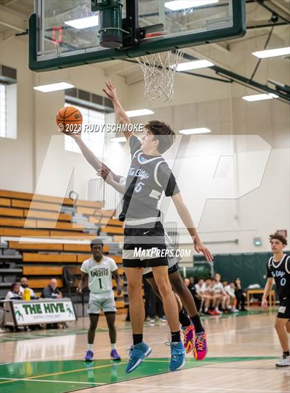 Thumbnail 2 in Victory Christian Academy vs. University City (MLK Showcase) photogallery.