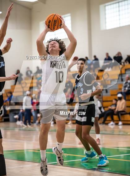 Thumbnail 1 in Victory Christian Academy vs. University City (MLK Showcase) photogallery.