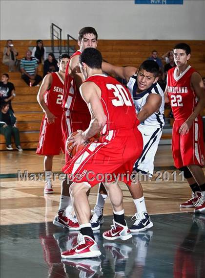 Thumbnail 1 in Sam Rayburn vs. Sharyland (McDonald's Texas Invitational) photogallery.