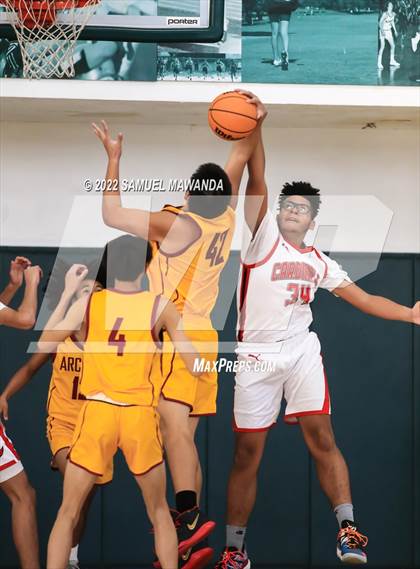 Thumbnail 2 in Arcadia vs Lawndale (Westside Tip Off Classic) photogallery.