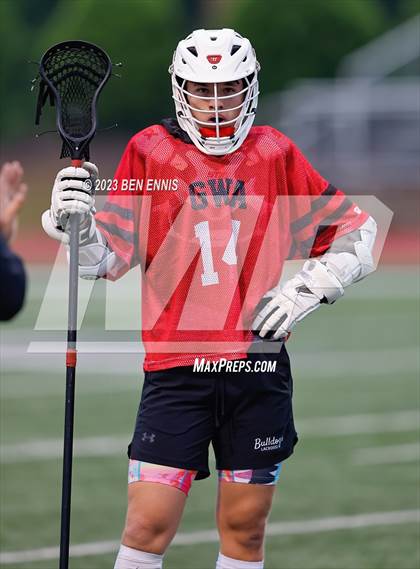 Thumbnail 2 in George Walton Academy vs Strong Rock (GIAA Championship) photogallery.