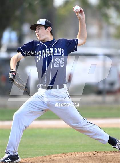 Thumbnail 3 in Valley Christian Academy vs. Orcutt Academy photogallery.
