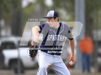 Thumbnail 2 in Valley Christian Academy vs. Orcutt Academy photogallery.