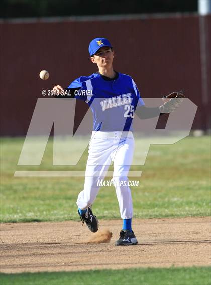Thumbnail 2 in Valley Christian Academy vs. Orcutt Academy photogallery.