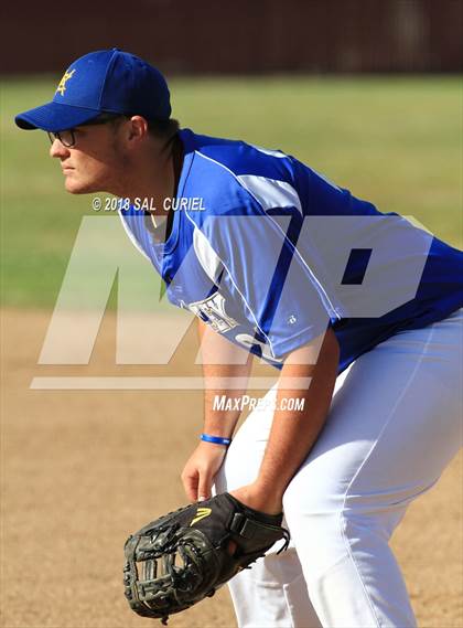 Thumbnail 2 in Valley Christian Academy vs. Orcutt Academy photogallery.
