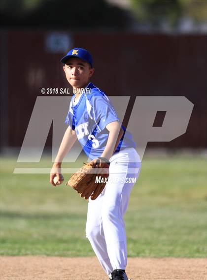 Thumbnail 2 in Valley Christian Academy vs. Orcutt Academy photogallery.