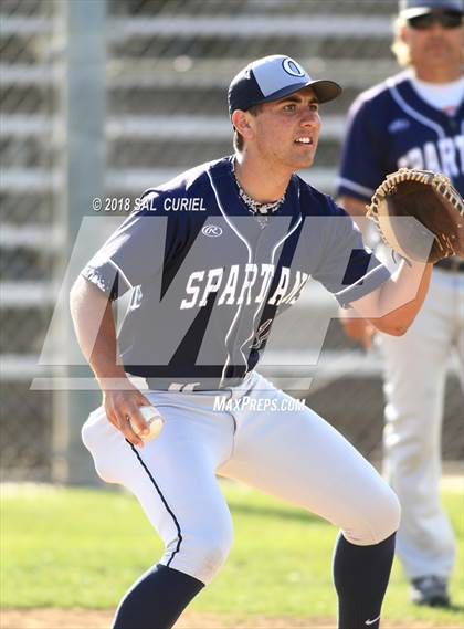 Thumbnail 1 in Valley Christian Academy vs. Orcutt Academy photogallery.