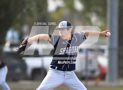 Thumbnail 2 in Valley Christian Academy vs. Orcutt Academy photogallery.