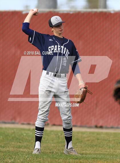 Thumbnail 2 in Valley Christian Academy vs. Orcutt Academy photogallery.