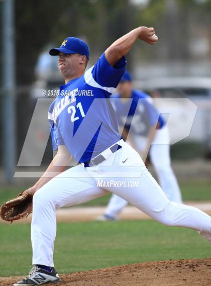 Thumbnail 1 in Valley Christian Academy vs. Orcutt Academy photogallery.