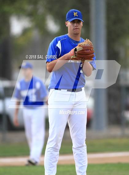 Thumbnail 2 in Valley Christian Academy vs. Orcutt Academy photogallery.