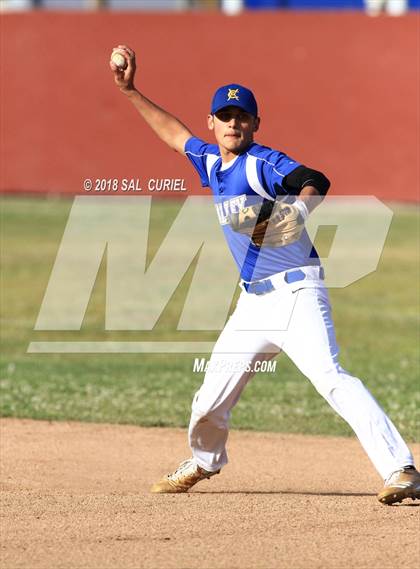 Thumbnail 2 in Valley Christian Academy vs. Orcutt Academy photogallery.