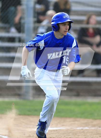 Thumbnail 2 in Valley Christian Academy vs. Orcutt Academy photogallery.