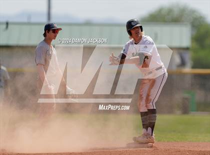 Thumbnail 2 in The Meadows School vs Virgin Valley (NIAA 3A Championship) photogallery.