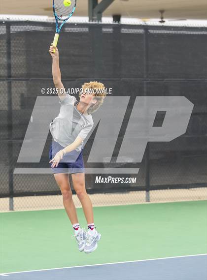 Thumbnail 1 in UIL 3A Boys Tennis Finals photogallery.