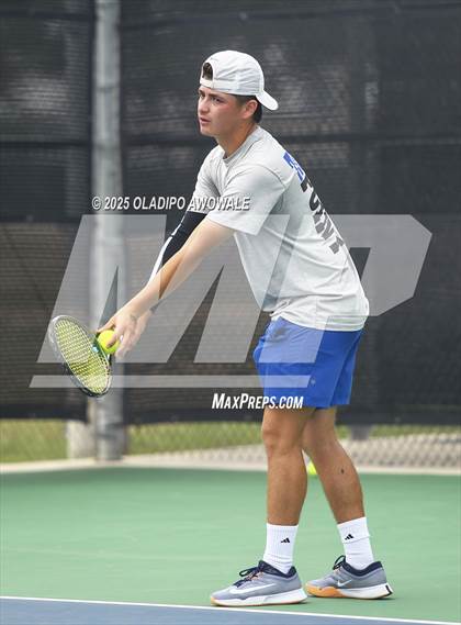 Thumbnail 1 in UIL 3A Boys Tennis Finals photogallery.