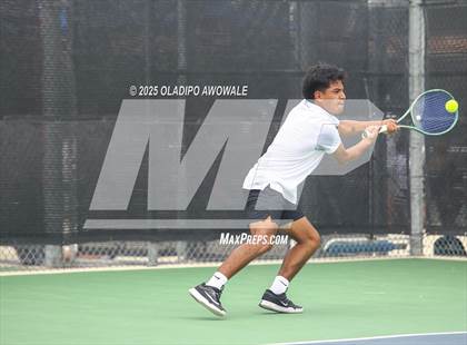 Thumbnail 3 in UIL 3A Boys Tennis Finals photogallery.