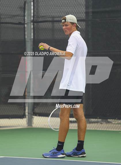 Thumbnail 1 in UIL 3A Boys Tennis Finals photogallery.
