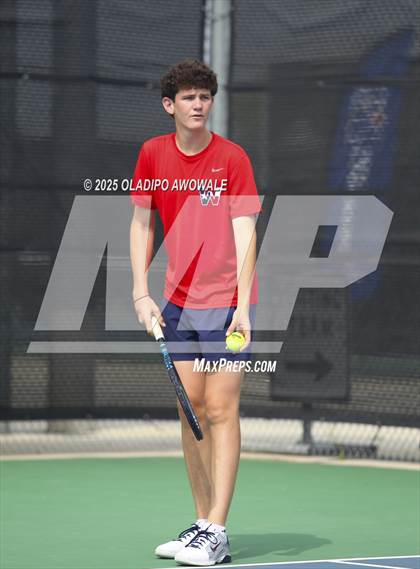 Thumbnail 2 in UIL 3A Boys Tennis Finals photogallery.