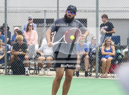 Thumbnail 1 in UIL 3A Boys Tennis Finals photogallery.