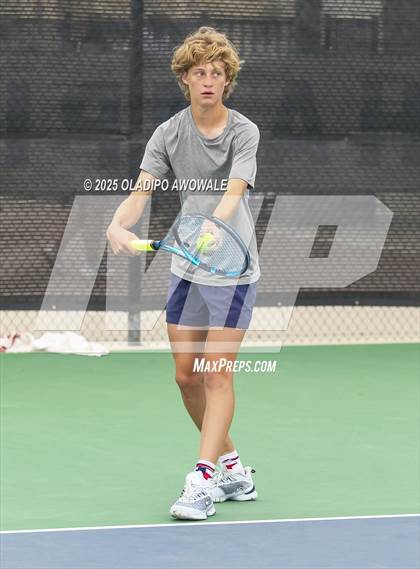 Thumbnail 1 in UIL 3A Boys Tennis Finals photogallery.