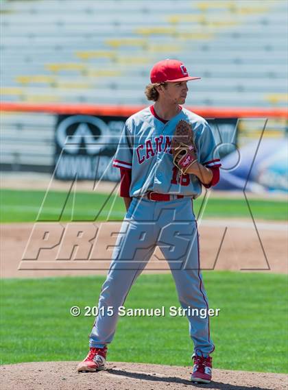 Thumbnail 3 in Carmel vs. Sacred Heart Prep (CIF CCS D2 Final) photogallery.