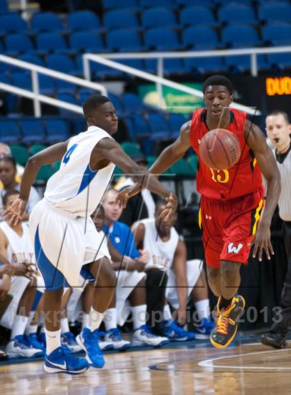 Thumbnail 2 in Wesleyan Christian Academy vs. Dudley (MLK North Carolina Scholastic Classic)  photogallery.