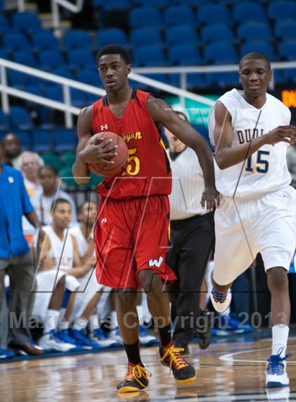 Thumbnail 3 in Wesleyan Christian Academy vs. Dudley (MLK North Carolina Scholastic Classic)  photogallery.