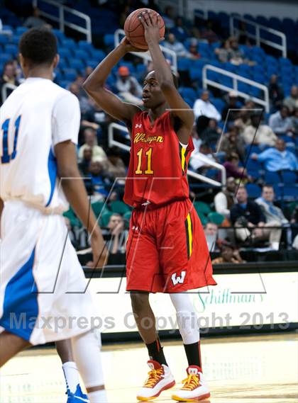 Thumbnail 1 in Wesleyan Christian Academy vs. Dudley (MLK North Carolina Scholastic Classic)  photogallery.