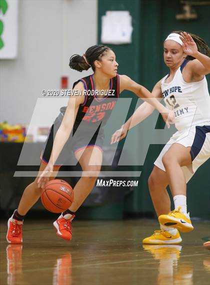 Thumbnail 2 in New Hope Academy vs. Benson Tech (MLK Showcase) photogallery.