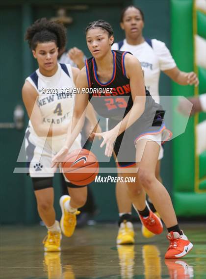 Thumbnail 3 in New Hope Academy vs. Benson Tech (MLK Showcase) photogallery.