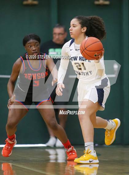 Thumbnail 2 in New Hope Academy vs. Benson Tech (MLK Showcase) photogallery.