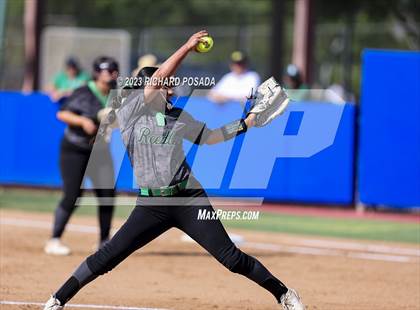 Thumbnail 3 in Reedley @ Fowler (CIF CS Softball Championships-Division 3) photogallery.