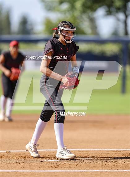 Thumbnail 1 in Reedley @ Fowler (CIF CS Softball Championships-Division 3) photogallery.
