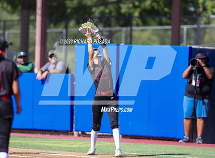 Thumbnail 2 in Reedley @ Fowler (CIF CS Softball Championships-Division 3) photogallery.