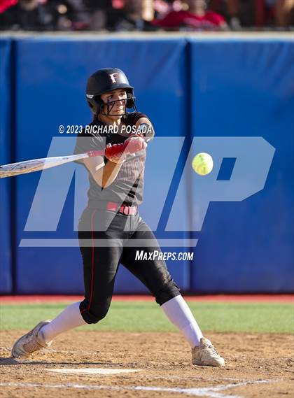 Thumbnail 3 in Reedley @ Fowler (CIF CS Softball Championships-Division 3) photogallery.