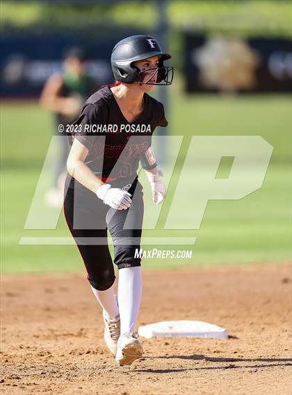 Thumbnail 3 in Reedley @ Fowler (CIF CS Softball Championships-Division 3) photogallery.