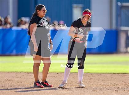 Thumbnail 3 in Reedley @ Fowler (CIF CS Softball Championships-Division 3) photogallery.
