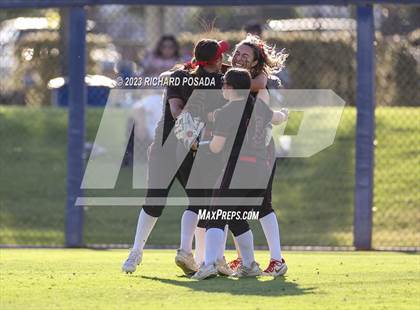 Thumbnail 1 in Reedley @ Fowler (CIF CS Softball Championships-Division 3) photogallery.