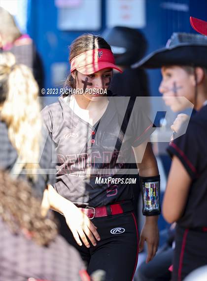Thumbnail 3 in Reedley @ Fowler (CIF CS Softball Championships-Division 3) photogallery.