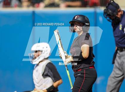 Thumbnail 1 in Reedley @ Fowler (CIF CS Softball Championships-Division 3) photogallery.