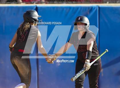 Thumbnail 3 in Reedley @ Fowler (CIF CS Softball Championships-Division 3) photogallery.